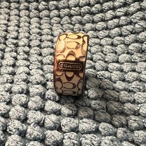 Authentic coach ring. Unsure of the size (dime for size reference)